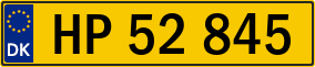 Truck License Plate